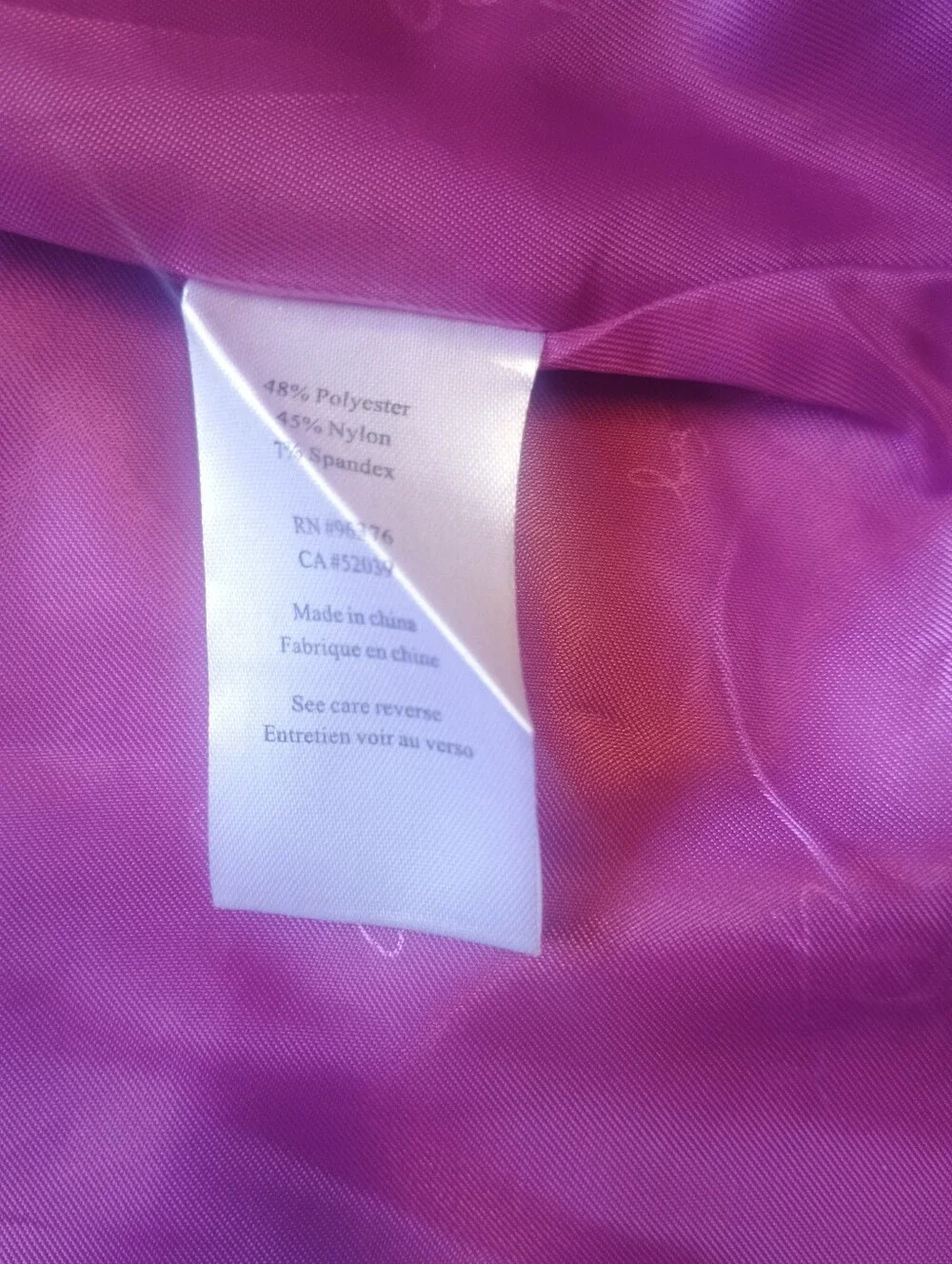 Samuel dong Taffeta Women's Jacket Belted Trench Coat Size: M